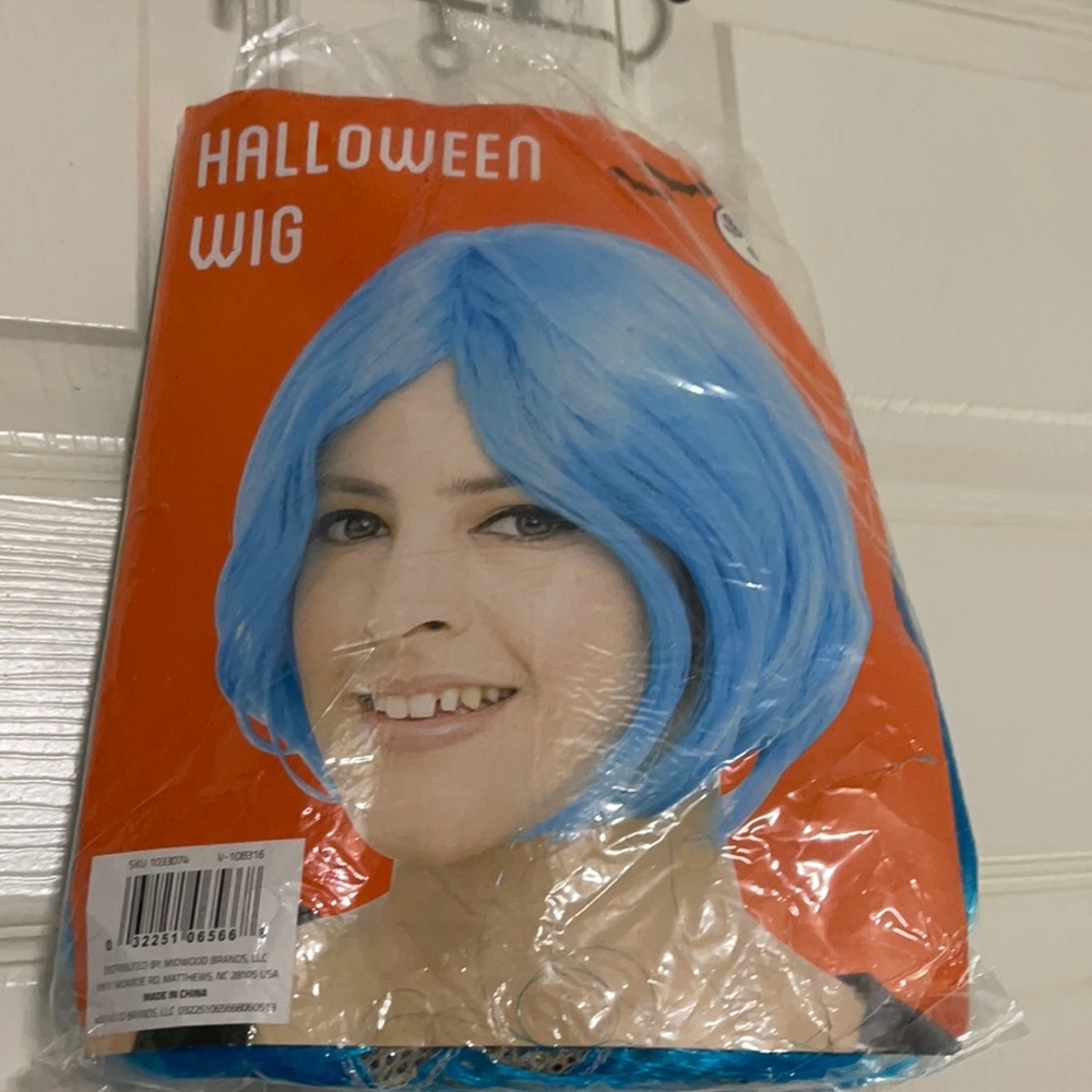 NEW BLUE WIG